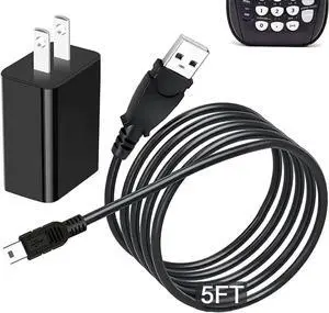 JAENFONG Wall USB Charger for Texas Instruments Calculators USB Power & Data Cable for TI-84-Plus, TI-84 Plus C Silver Edition, TI-84 Plus CE, TI-89 Titanium, TI-Nspire CX/TI Nspire CX CAS Graphing