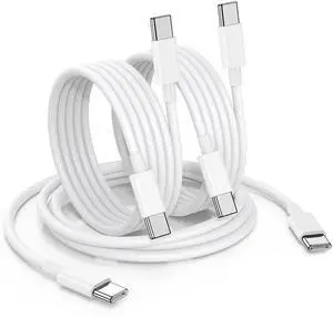 USBC to USBC Cable for iPhone 16 15, 9FT 3Pack 60W Long Charger Cord Type C Fast Charging for iPhone 16/15 (Pro Max,Pro,Plus,16e), iPad Pro/Air/Mini,Samsung Galaxy S25,S24,S23,S22 Ultra,Android