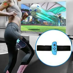 2pcs Leg Straps Game Handle Holder Belts Adjustable Feet Ring Tie Elastic for Nintendo Switch/OLED Controller