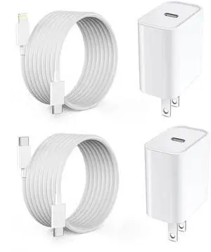 JAENFONG Extra Long 10FT iPhone Fast Charger,iPhone Charger Fast Charging 2Pack 20W PD Fast USB C Charger Block + 10Foot iPhone Charging Cable Cord for iPhone 15/14/13/12/11/XS/XR/SE 2022/8/iPad JAENFONG Extra Long 10FT iPhone Fast Charger,iPhone Charger Fast Charging 2Pack 20W PD Fast USB C Charger Block + 10Foot iPhone Charging Cable Cord for iPhone 15/14/13/12/11/XS/XR/SE 2022/8/iPad