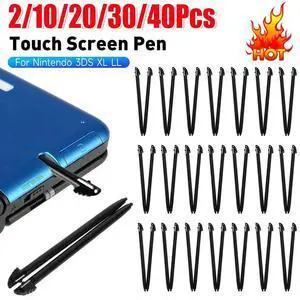 2 Pcs Touch Screen Pen Plastic Portable Pen Pencil Touchpen Set for Nintendo 3DS XL LL Game Accessories