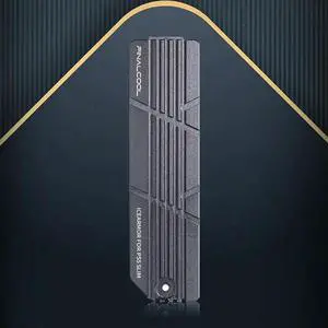 For PS5 Slim SSD Heatsink with Silicone Pads SSD Heatsink Gasket Cooling Accessories Kit for 2280 M.2 NVMe SSD
