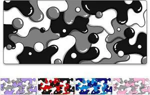 JAENFONG Keyboards DRIP Edition XXL Black & White Gaming Mouse Pad - Professional Artisan Mouse Pad - Black & White Gaming Desk Mat - 36" x 16" Thick Extended XXL Gaming Mouse Pad (Stealth) JAENFONG Keyboards DRIP Edition XXL Black & White Gaming Mouse Pad - Professional Artisan Mouse Pad - Black & White Gaming Desk Mat - 36" x 16" Thick Extended XXL Gaming Mouse Pad (Stealth)