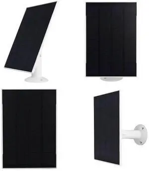 3W 6V Solar Charger Adjustable Wall Mount Solar Panel Charger 9.8Ft Charging Cable for Ring Video Doorbell 4/3/3 Plus/2 Camera