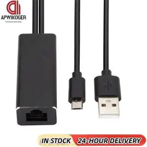 Micro USB Power to RJ45 100M Network Card Adapter Gadgets for Chromecast/Fire TV Stick TV Converter Accessory