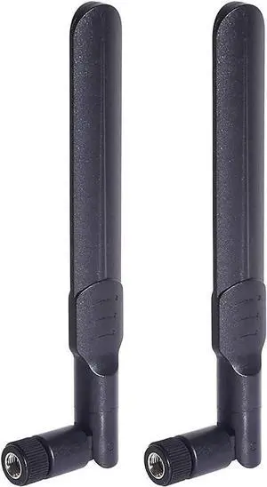 JAENFONG 4G LTE Cellular Trail Camera Antenna 8dBi RP-SMA Male Antenna (2-Pack) Compatible with Spypoint Link Micro Solar EVO Link S Dark Wildlife Hunting Game Cam Outdoor Mobile Security Camera