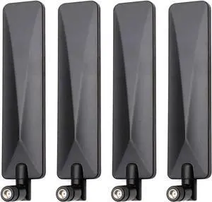 JAENFONG 4G LTE Cellular Trail Camera Antenna 9dBi RP-SMA Male (4-Pack) Compatible with Spypoint Link Micro Solar EVO Link S Dark Wildlife Hunting Game Cam Outdoor Mobile Security Camera