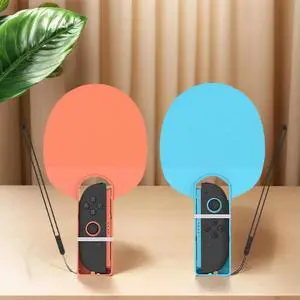 2pcs Tennis Games Racket for Switch 2 Sports Accessories Table Tennis Paddle Attachment Anti-Slip Grip for Switch/OLED