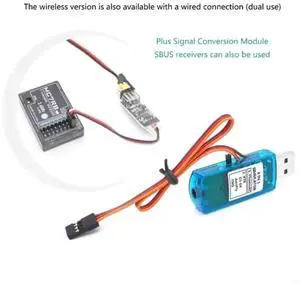 USB Flight Simulators 8 in 1 Flight Emulators Controllers with Cable for XTR5 FMS FPVs Aircraft Helicopter Controllers