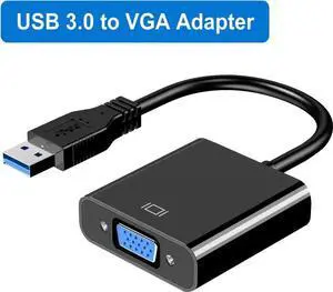JAENFONG USB to VGA Adapter for Monitor MacBook,VGA to USB 3.0/2.0 Converter 1080P Multi-Display Video Cable for Laptop Desktop PC to Monitors, Projector, TV. (Not Support Chromebook) JAENFONG USB to VGA Adapter for Monitor MacBook,VGA to USB 3.0/2.0 Converter 1080P Multi-Display Video Cable for Laptop Desktop PC to Monitors, Projector, TV. (Not Support Chromebook)