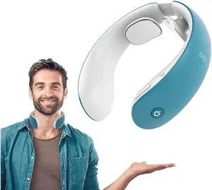 JAENFONG Intelligent Neck Massagers Portable Neck Massage with Heat,Impulse Function,Support APP and Remote Control ,Use at Home, Outdoor, Office, Car