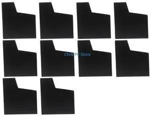 Anti-dirts Protective Cover Dust for Protection for Case Protector Game Cartridge Sleeve Suitable for NES Black 10 P