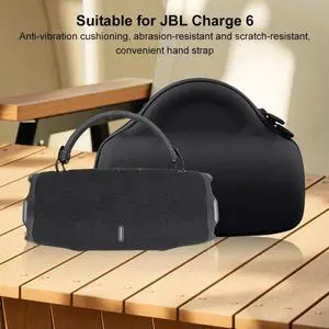 For JBL Charge 6 Universal Audio Bag Multi Pocket Outdoor Travel Case Shockproof Speaker Carry Case BT Speaker Essential