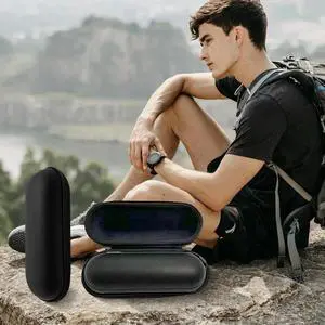Hard Carrying Case for Beats Pill Speaker PU Waterproof Protective Travel Case Anti-scratch Hard Travel Case Speaker Accessories