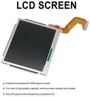 Top LCD Display Screen Lightweight LCD Upper Screen Easy Installation Controller LCD Screen Replacement Parts for NDSI