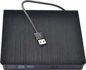 JAENFONG New Slim Portable External USB 3.0 DVD CD RW Burner Reader Writer Drive Player