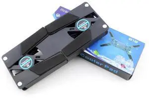 USB Powered Laptop Cooling Pad with Double 60mm Fans Laptop Stand Cooling Pad Bracket for Notebook Laptop PC Computer