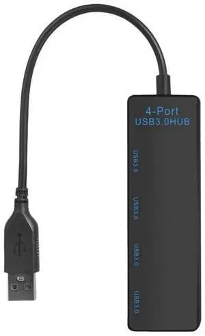 Versatility 4Port USB3.0 Hub USB Splitter for Computers and TVs for Office Study Entertainment Use Highly Speed USB Hub