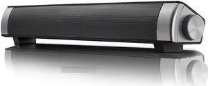 JAENFONG PC Soundbar,Wired & Wireless Bluetooth BT Computer Speakers with Remote Control,Portable USB Home Theater Stereo Sound Bar for Desktop Laptop TV Cellphone MP4 [RCA, AUX] Black
