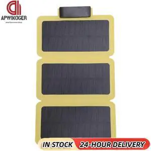 Outdoor Solar Power Charger Ultra-Thin Portable Solar Power Bank Mobile Power Charger for Camping Hiking Picnic Climbing