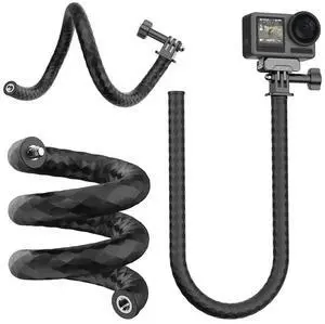 Action Camera Mount Flexible Mount with 1/4inch Screw Hole Camera Mount Phone Clamp Holder Neck Holder for Camera Phone