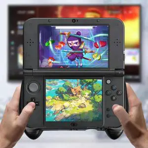 Hand Grip Handle Stand with Kick-Stand Handle Console Grip Controller Grip Case Hand Grip Holder for Nintendo 3DS XL LL