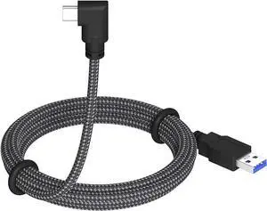 USB 3.0 A to C VR Link Cable for Oculus Quest 2 20ft / 6M, USB C 3.2 Gen1/ 5Gbps Oculus Quest 2 Link Cable, Fast Charging & PC Data Transfer Compatible for Oculus Quest 1 / Quest 2 Headset Link Cord