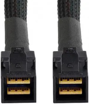 JAENFONG Internal Mini SAS HD SFF-8643 to Mini SAS High Density HD SFF-8643 Data Server Disk Raid Cable 50cm