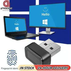 USB Fingerprint Key Reader Anti-Spoofing Portable Security Key Hello Biometric Mini Security Key Dongle for PC Or Laptop