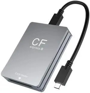 CFexpress Type B Card Reader with USB C To USB C/A Cable Portable CF Express Reader Support Android// OS for SLR
