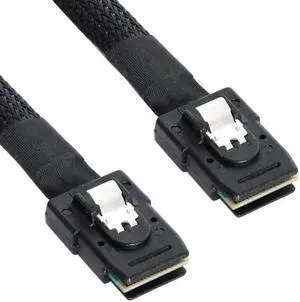 JAENFONG 70cm Internal Mini SAS 36Pin SFF-8087 to Mini SAS 36pin SFF-8087 Server Hard Disk Raid Data Cable