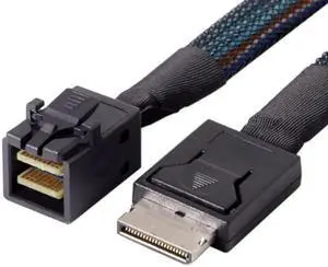 JAENFONG OCuLink PCIe PCI-Express SFF-8611 4i to SFF-8643 SSD Data Active Cable 50cm