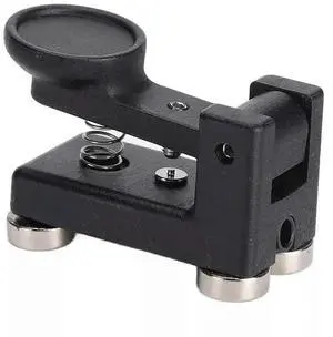 Portable Manual Electric Key Shortwave Radio CW Morse Base Magnetic QU-4525 Connecting Cable 40X30x20mm Test Meters Portable Manual Electric Key Shortwave Radio CW Morse Base Magnetic QU-4525 Connecting Cable 40X30x20mm Test Meters