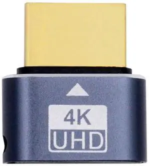 JAENFONG Virtual Display Adapter 4K HDMI 1.4 DDC EDID Dummy Plug Headless Ghost Display Emulator HDTV 4K@60Hz JAENFONG Virtual Display Adapter 4K HDMI 1.4 DDC EDID Dummy Plug Headless Ghost Display Emulator HDTV 4K@60Hz