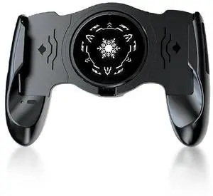 Phone Game Controller with Cooling Fan Type-C Mobile Joystick Controller Stretch Up To 174mm Mobile Gamepad for Android &