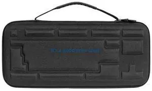 EVA Keyboard Case Durability For 84 Keyboards With Ergonomic Handle And Zippered Meshed Pocket For Accessories