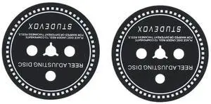 2 PCS For Trident/NAB Adapter SpSilicone Reel Adjusting Disc Black 0.7/0.8/0.9/1.0/1.2MM for Reel To Reel Tape Recorders 2 PCS For Trident/NAB Adapter SpSilicone Reel Adjusting Disc Black 0.7/0.8/0.9/1.0/1.2MM for Reel To Reel Tape Recorders