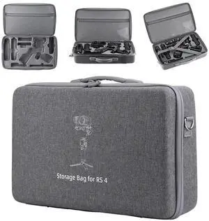 Carrying Case Anti-fall Shoulder Bag Handbag Shockproof Protective Travel Case for RS 4 Gimbal Stabilizer