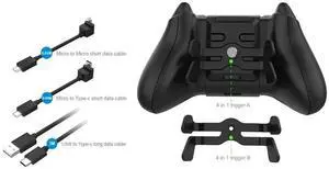 Gamepad Paddle Keys Gaming Accessories Gamepad Controller Trigger Button with Data Cable for Xbox Series/One S/X Controller