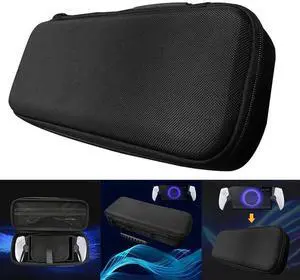 EVA Hardshell Case Shockproof Portable Protective Bag Anti-drop Travel Case with Mesh Pocket for PS5 Portal Console