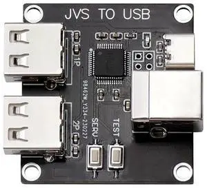 JVS To USB Gamepad Connector Customize Button Layout Game Controller Converter Dual Joystick Mode for JVS Based System