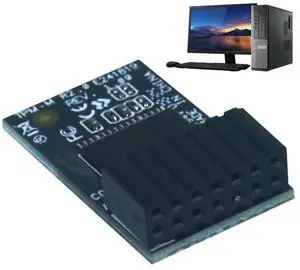 For Computer TPM-M R2.0 LPC 14-1 Pin TPM-M R2.0 Hardware Security Chip 15x25mm TPM-M R2.0 Module for Motherboards