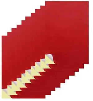 A4 Sticker Paper 8.27X11.69 Inch For Laser/Inkjet Printers For Office School Big Red