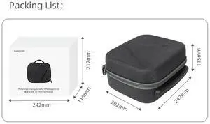 Electronic Equipment Protective Pack Case Hard Shell Bag Carrying Case for FPV Goggles V2 Protective Box Guard Electronic Equipment Protective Pack Case Hard Shell Bag Carrying Case for FPV Goggles V2 Protective Box Guard