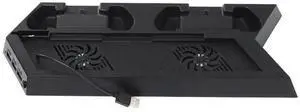 For PS4 Vertical Cooling Station Fast Controller Charger Cooling Fan & Charging Stand for 4 Console and Controller