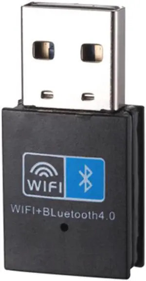 JAENFONG USB WiFi Bluetooth Adapter 150Mbps Network Card Wireless Dongle Bluetooth 4.0 Portable Mini AP for PC Laptop Desktop 2.4GHz Band 802.11N Compatible with Windows 10 8 7 XP Vista Mac Linux