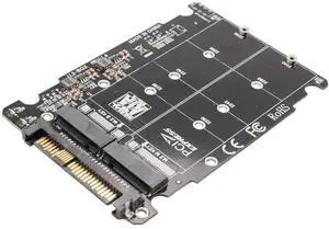 4X 2 In 1 M.2 Nvme SATA U2PCB M.2 NVME SSD Key M Key B SSD To U.2 SFF-8639 Adapter Pcie M2 Converter Desktop Computer