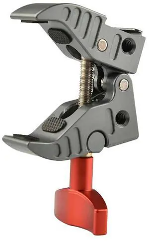 Crab-Shaped Super Clamp Camera Mount Clamp Crab Clamp Superclamp for Magic Arm and Rod System for Camera Monitor LED Light Ect