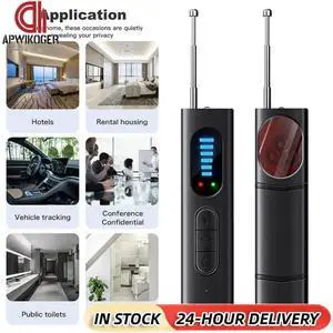 Wireless Detector 5 Levels Adjustable Sensitivity GPS Detector 25H Working Time for Travel Hotel Car for Office Bathroom