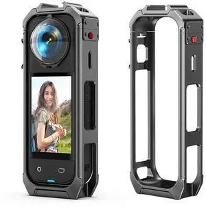 Rabbit Cage Aluminum Alloy Protective Case Magnetic Quick Release Action Camera Frame for X5 Camera Accessories